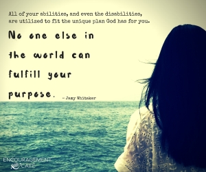 All of your abilities, and even disabilities,